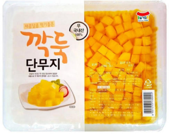 일미 일가집 깍둑단무지 3kg 2개