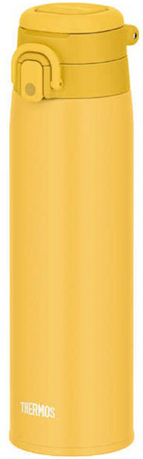 膳魔師一鍵式隨行杯 便攜式手柄保溫瓶, 1個, 750ml, 黃色