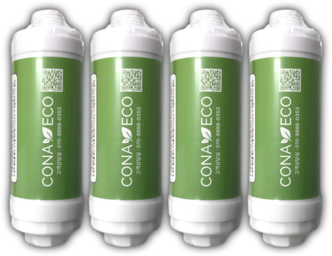 [국내비데호환] 코나에코홈 비데필터 4개 / 국내생산, 1개