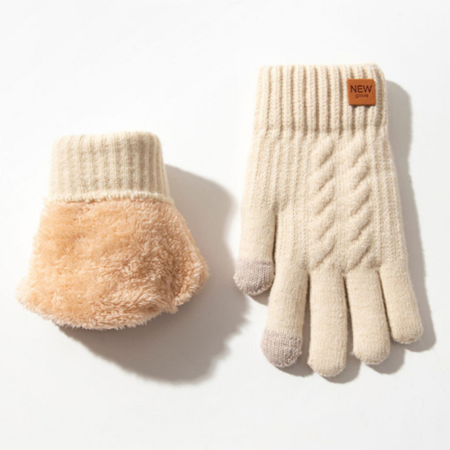 모던허니 융털겨울 방한 장갑 기모 털장갑 남녀공용 스마트폰 데일리 패션장갑