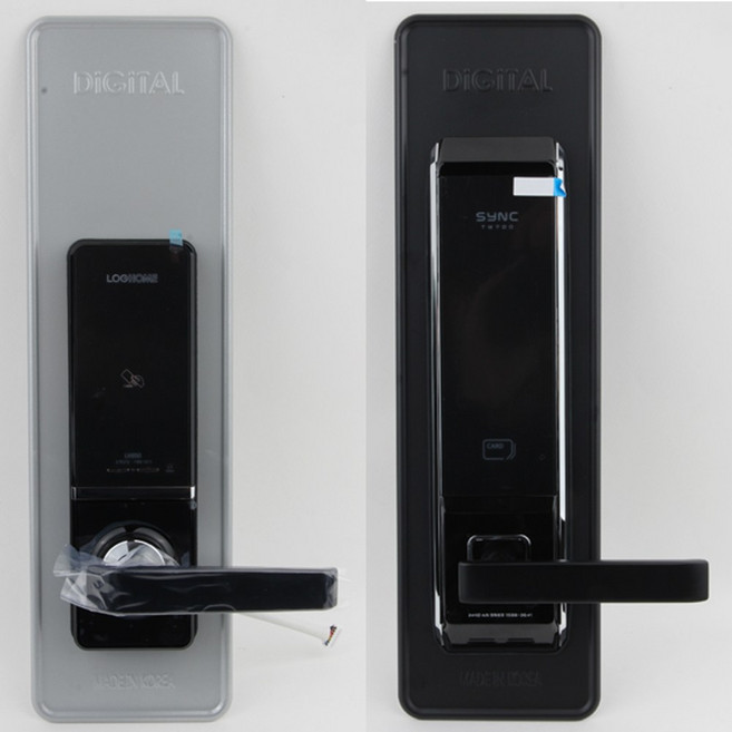 게이트맨 에버넷 솔리티 락프로 밀레 유니코 통합 디지털도어락 푸시풀 번호키 주키 보강판 문구멍막음, 고객직접설치, 통합보강판(블랙)