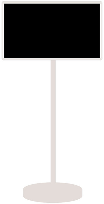 LG전자 터치크스린 LG스탠바이미2 27인치 방문설치, 이동형 스탠드, 27LX6TKGA, 68cm