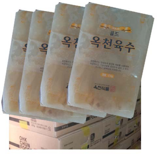 옥천 골드 벌크 냉면육수-1박스(5kgx4개) 냉면 전문용 냉면육수 냉면사리, 4개, 5kg