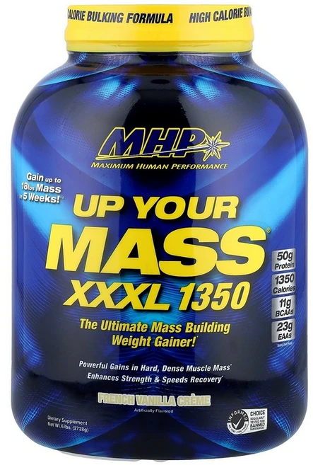 MHP Up Your Mass® XXXL 1350 French Vanilla Creme 6 lbs (2 728 g), 1개 - 쿠팡
