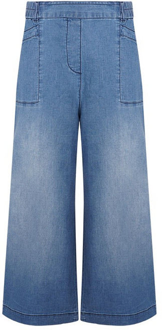 크로커다일레이디 8부 와이드핏 데님_CLEMDP202