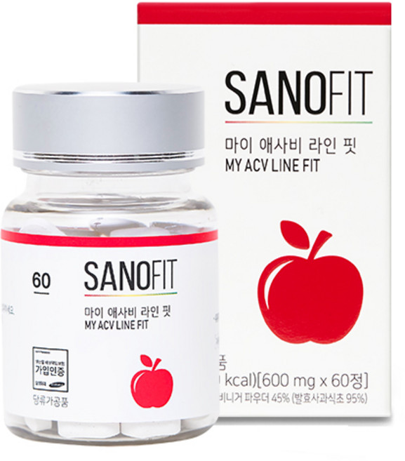 사노핏 사과초모식초 애플사이다비니거 포스트바이오틱스, 1개