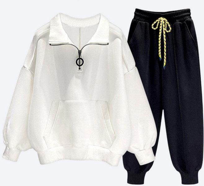 에치케이 루즈핏 맨투맨 티셔츠 밴딩 조거 팬츠 캐주얼 트레이닝 운동복