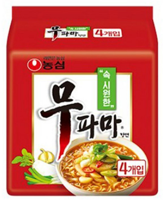 농심 고시원 자취템 야식 무파마탕면(122g) pc방 만화방 해장, 4개