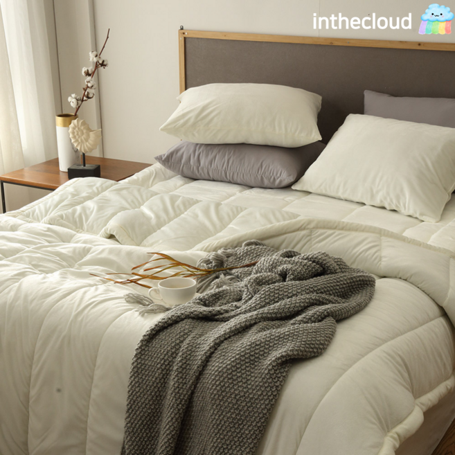 구름속에 극세사 겨울 차렵이불세트