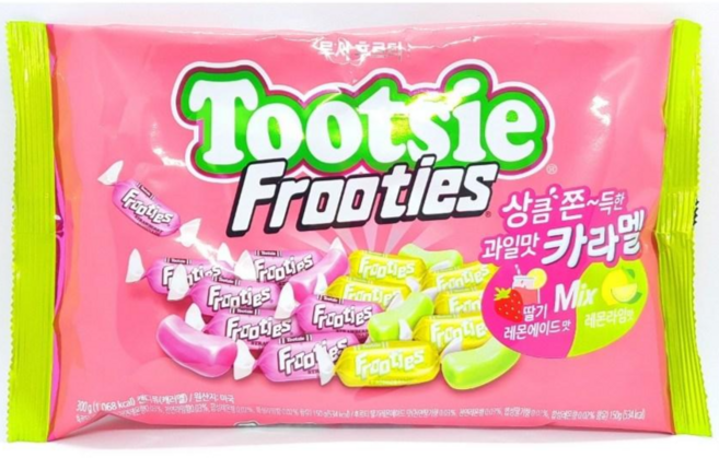 투시롤 Tootsie Frooties 후르티 카라멜 300g, 1개