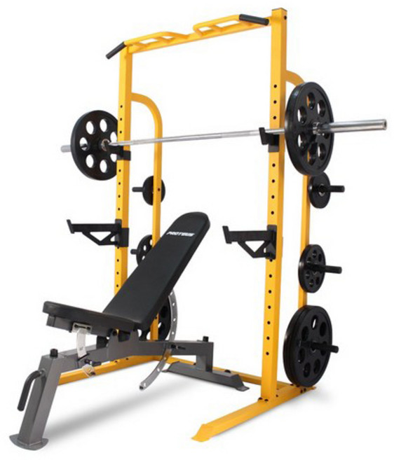 [특가이벤트] 프로테우스 하프랙 가정용 홈트 홈짐 파워랙 스쿼트렉 본체만, 블랙, 1개