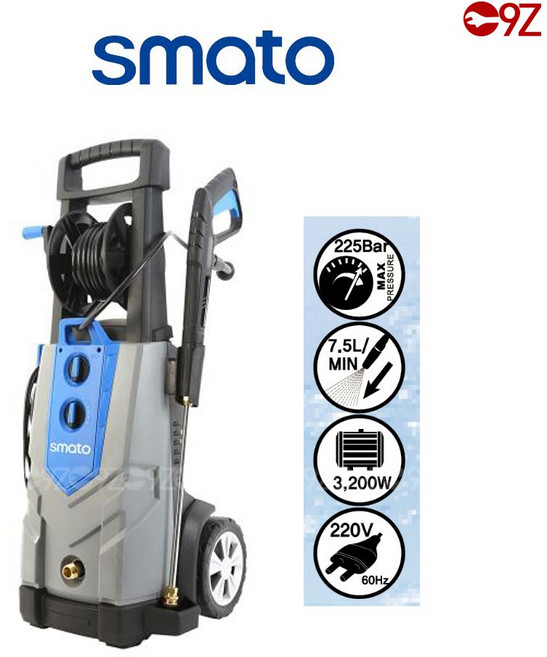 스마토 고압세척기 SM-225 고압분무기 가정용 세차용 청소용 자흡 (1EA), 없음, 1개