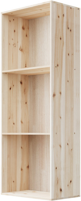 국산 완제품 3단 원목 책장 천연 삼나무 책장 두께18T 튼튼합니다 천연 삼나무 원목향이 가득한 고급제품 입니다