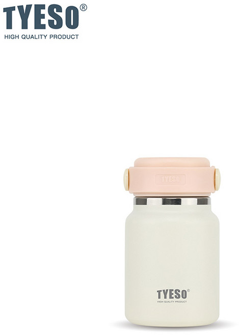 TYESO 保溫瓶, 奶白色, 1個, 160ml
