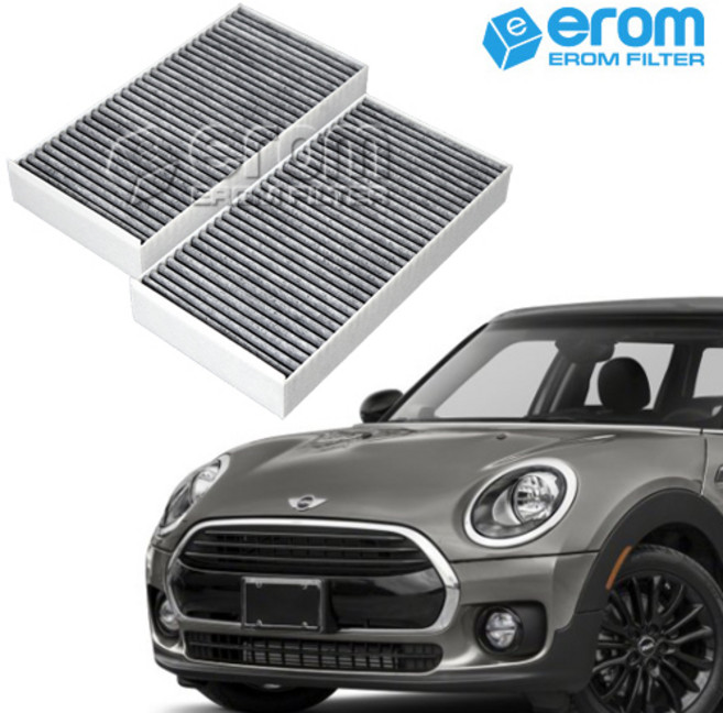 이롬필터 CUK23005-2 프리미엄 활성탄 에어컨필터, 1세트, 미니 클럽맨 3세대 2.0 S (F54) (15년~)