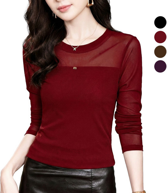 지스터프 여성 줌바 라인댄스 벨리 상의 긴팔 스포츠댄스복