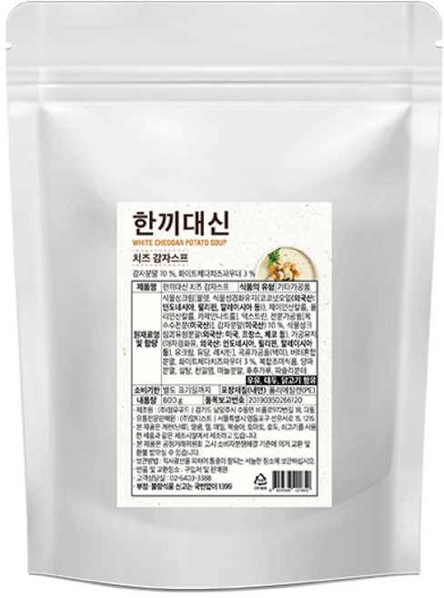 바리스타퀸 치즈 감자스프 파우더 800g, 1개