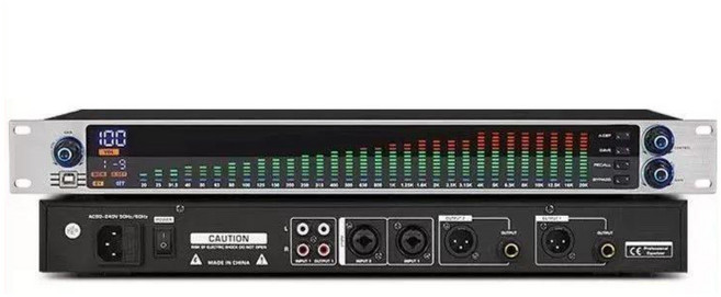 디지털 이퀄라이저 스펙트럼 그래픽 디스플레이 밴드 듀얼 사운드 방지 음향 그래픽이퀄라이저, 블랙 컴퓨터판 카드 농리리선, 기본 색상