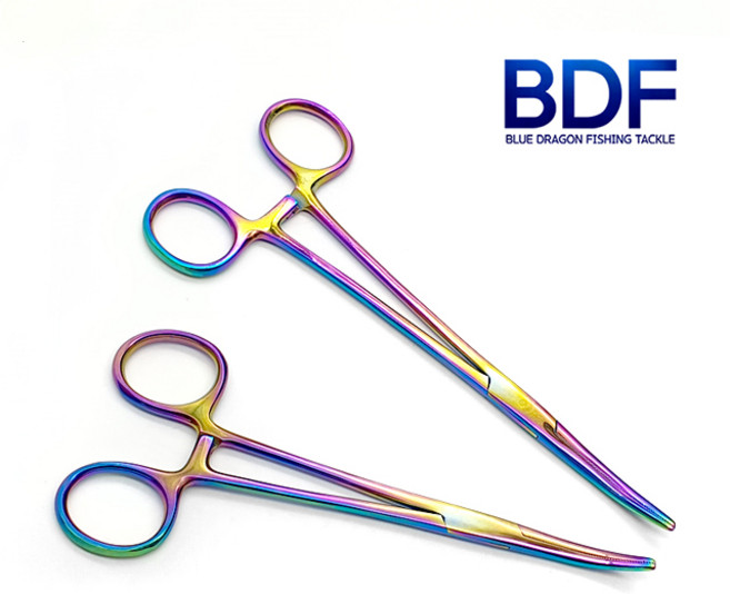 청룡조구 홀로그램 티타늄 포셉 가위 16cm 18cm 집게 바늘빼기 바늘제거, 1개