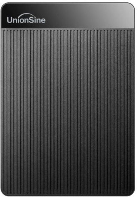 UnionSine HDD 인치 휴대용 외장 하드 2tb 1tb 500gb USB 저장 PC 데스크톱 엑스박스와 호환, 160GB, Black, Black
