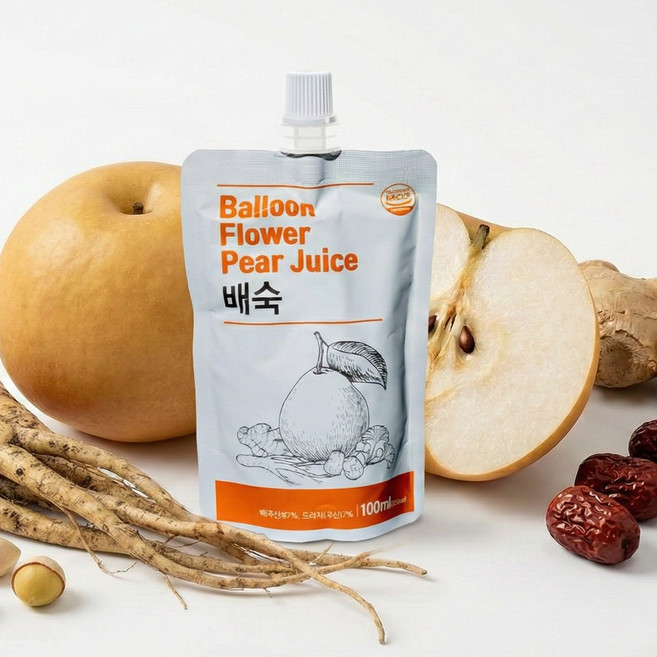 전통방식으로 제대로 달여낸 프리미엄 배숙, 12팩, 100ml