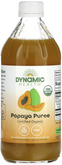 매우편하고 Dynamic Health 파파야 퓨레 473ml(16fl oz) 끝내주게잘나가는상품, DynamicHealth파파야퓨레473ml16floz, 473ml - 쿠팡