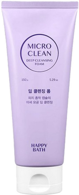 해피바스 마이크로미셀라 딥 클렌징 폼, 150g, 1개