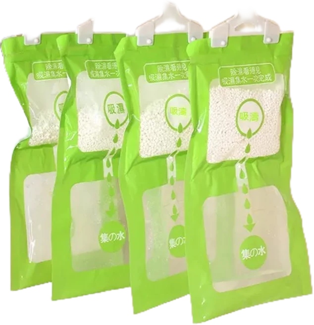 可掛式除濕袋 防潮除濕 衣櫃除濕 防黴吸濕 掛勾設計, 10個, 100g +大吸水量, 100g