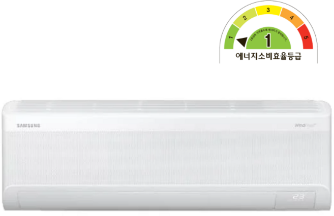 삼성 1등급 AI 무풍 인버터 벽걸이에어컨 AR60F11D11WS (11평), 일반배관형, AR60F09D11WS