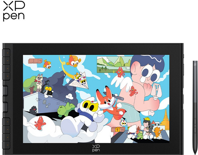 [엑스피펜 중부점 8종사은품 증정] XPPen Artist 12 3세대 16K 액정타블렛 드로잉 패드 (18개월 무상A/S 지원), 블랙, 아티스트 12 (3세대)