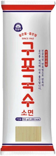 구포국수 방울이 구포국수 소면, 700g, 10개