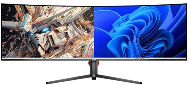 대형 모니터 TV 4K 티비 스크린 업소용 스탠드 화면 고화질 LCD UHD, 공식 표준, 49인치 울트라 와이드 (메인사진참조)