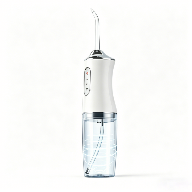 日本TUGO 電動沖牙機 贈四噴頭 洗牙機 牙套沖牙機 噴水牙線, 電動沖牙機-白色, 贈四個噴頭