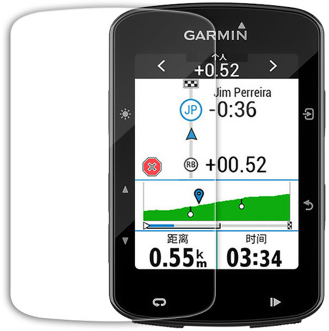 위드비 가민 520 820 속도계 액정보호 강화유리필름, 1개
