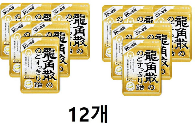 용각산 목캔디 120max 봉지 88g 12개