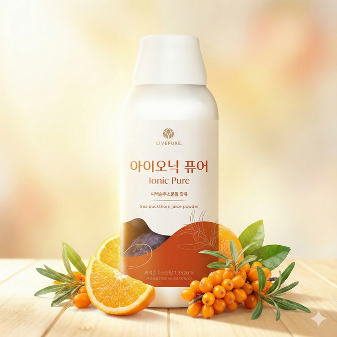 [리브퓨어] 아이오닉 퓨어 930ml 혼합음료 액상 비타민 미네랄 슈퍼후르츠, 1개