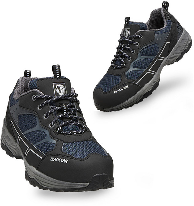 블랙야크 4인치 안전화 YAK-406 경량 메쉬 원단 통풍 남성 여성 가벼운 + V존양말