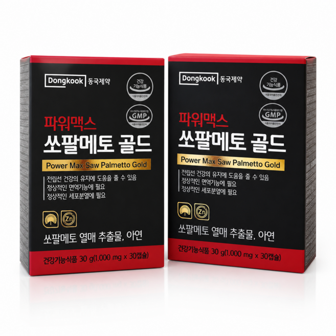 동국제약 파워맥스 쏘팔메토 골드, 30정, 2개