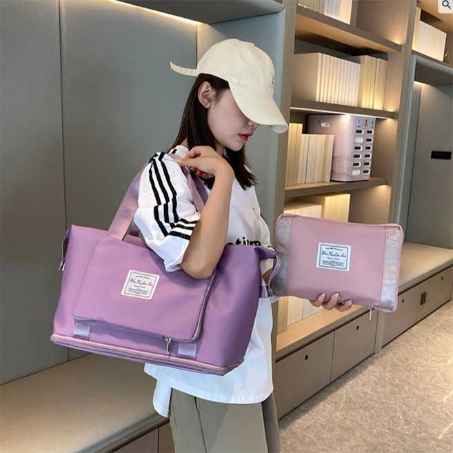 루아엔 여행용 확장 보스턴백 캐리어 결착 3단 보조가방 대용량