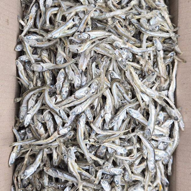 [바다찬미] 국내산 짜지않은 햇 고바멸치(최상급) 안주용 조림용 멸치, 1박스, 1.5kg