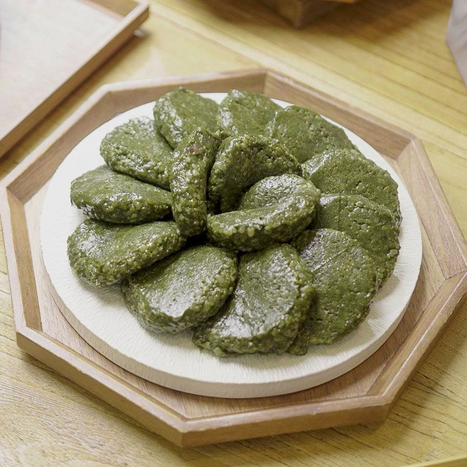 착한 곡물로 만든 통팥앙금저당 쑥찰떡, 50개, 40g