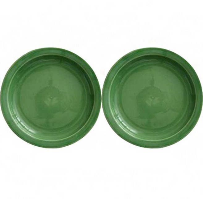 에라토 르네 원 플레이트 접시, 2개, 단품, 그린