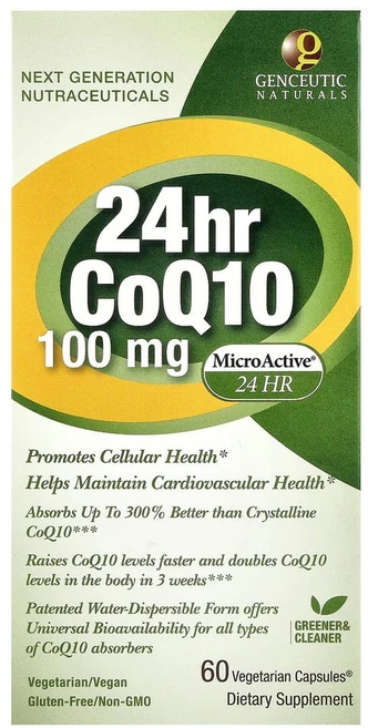 젠슈틱 내추럴스 코큐텐 100mg 60베지캡슐, 1개, 60정 - 쿠팡