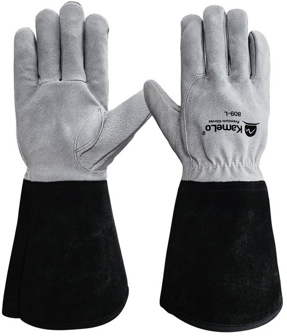 카멜로 KameLo 알곤 티그 아크 용접 바베큐 화로대 그릴 토치 장갑 809-L, 1개