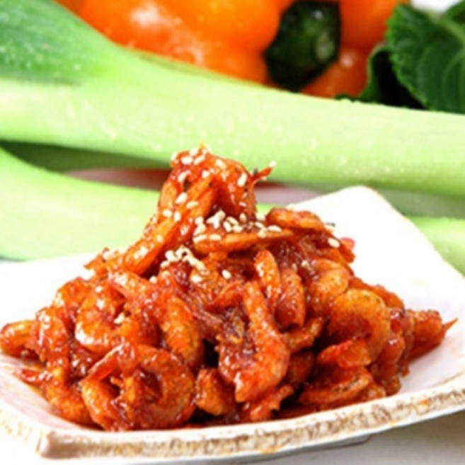 건새우고추장조림 가정식 집반찬 혼밥 별미반찬, 500g, 1개