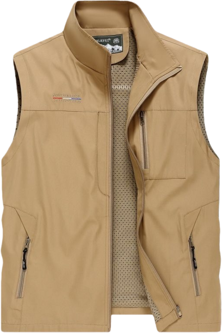 Makone 남성 봄 가을 폴라 포켓 등산 아웃도어 낚시 조끼