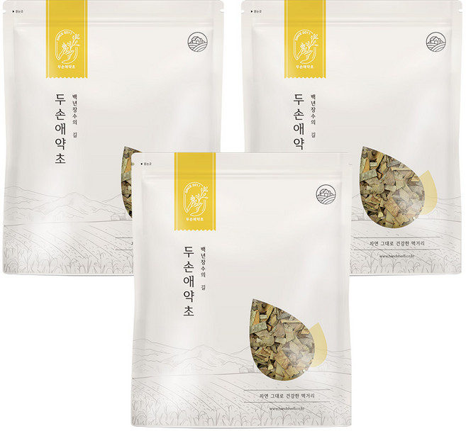 두손애약초 말린 그라비올라 차 건조 그라비올라잎 300g, 3개