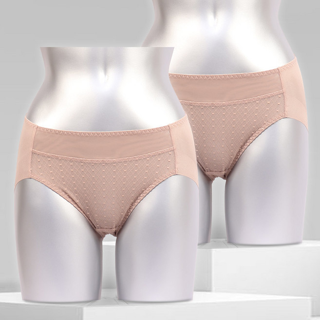 1+1 [비너스] 프리덤 햄팬티 / 여성 레이스 속옷 90-105 빅사이즈