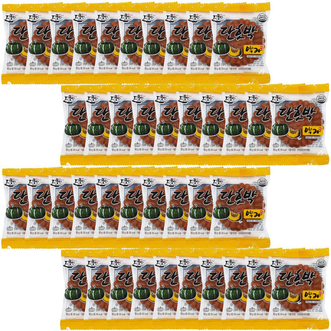 진푸드 단호박 약과, 40개, 60g