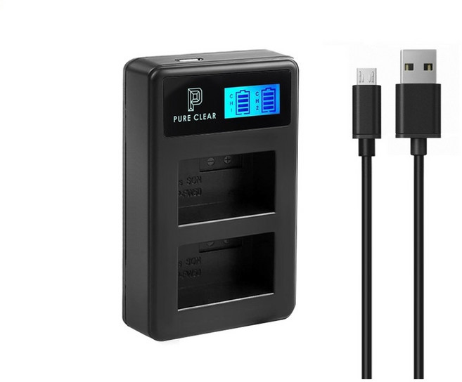 소니 ZV-E10M2용 충전기 USB듀얼 호환충전기, 1개